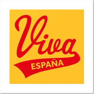 Viva España (Spain / Red) Posters and Art